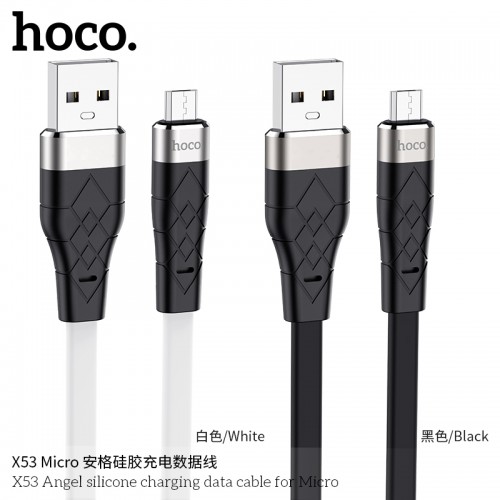 X53 Angel Silicone Charging Data Cable For Micro